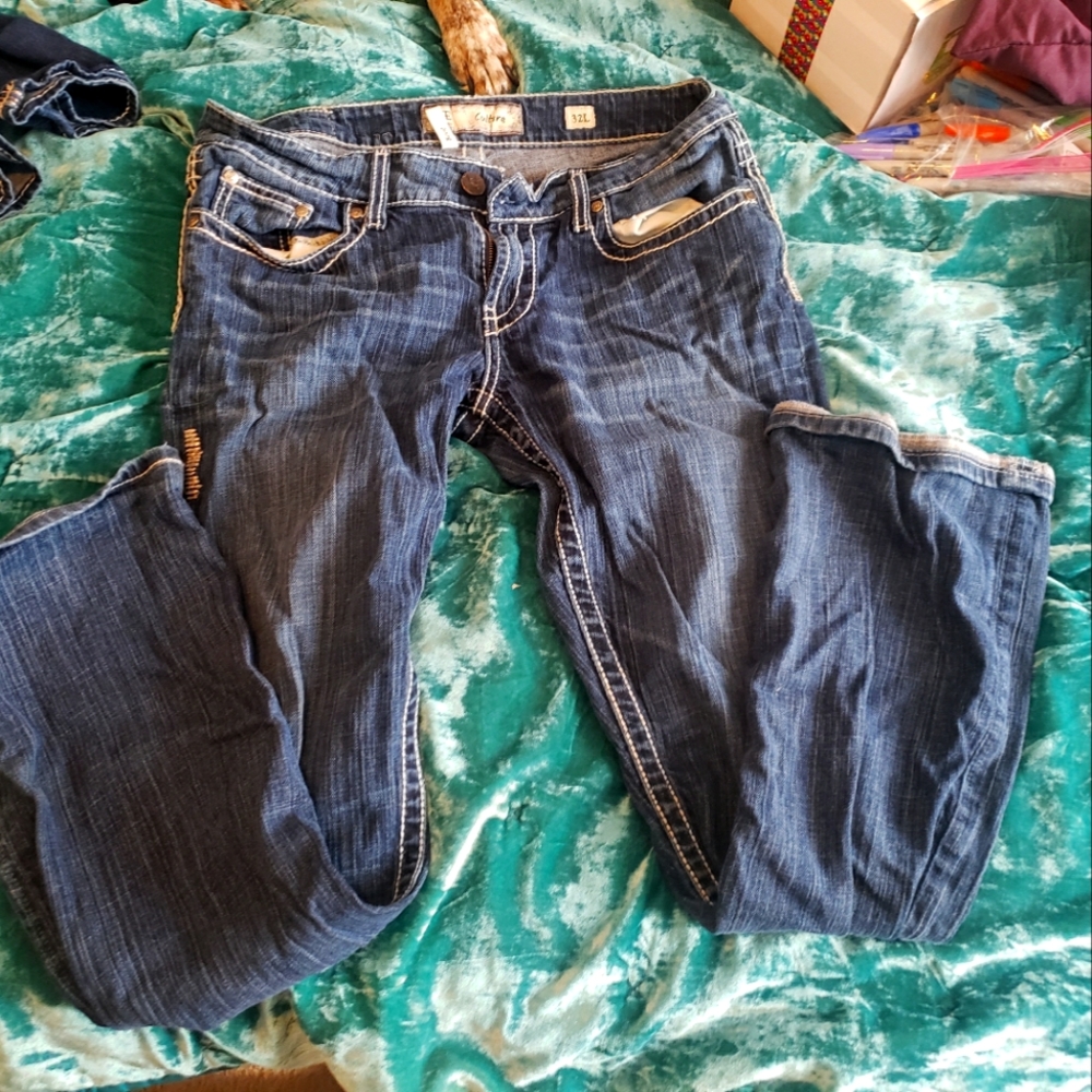 BKE CULTURE BOOTCUT JEANS 32L